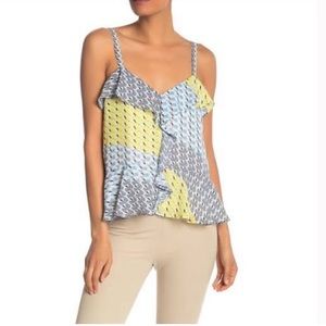 Parker Ruffled Sleeveless Blouse GIA